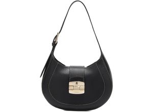 8050597460291 - FURLA Henkeltasche Leder Ziernähte für Damen schwarz