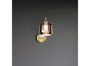8050612940883 - Wandlampe X-Ray kupferfarben goldfarben Höhe 275 cm Glas