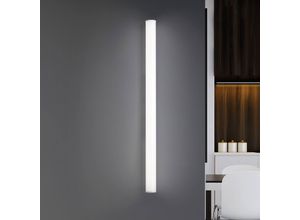 8050612949565 - LED-Wandleuchte Pirgos 100 cm breit weiß Kunststoff