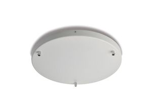 8050713219505 - Bonetti Illumina - Rosone multicavo in ferro bianco diametro 40 con 3 fori H3 - Ø40