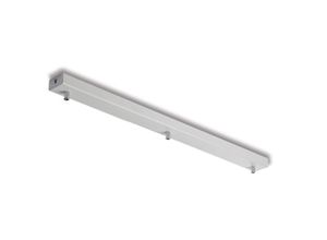 8050713219611 - Bonetti Illumina - Rosone rettangolare multicavo in ferro bianco con 3 fori H3 - L70 x 5