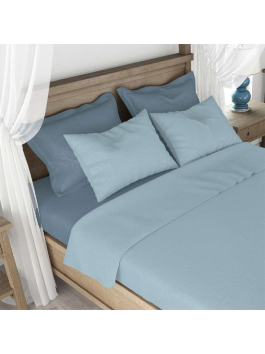 8050750592036 - - Set completo letto lenzuola microf - Blau