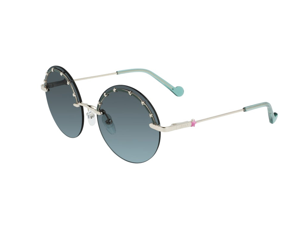 8050885083720 - Damen LJ3100S 711 Sonnenbrillen Metall Gold Blau Rund Normal Schattiert 8050885083720 - Damen LJ3100S 711 Sonnenbrillen Metall Gold Blau Rund Normal Schattiert