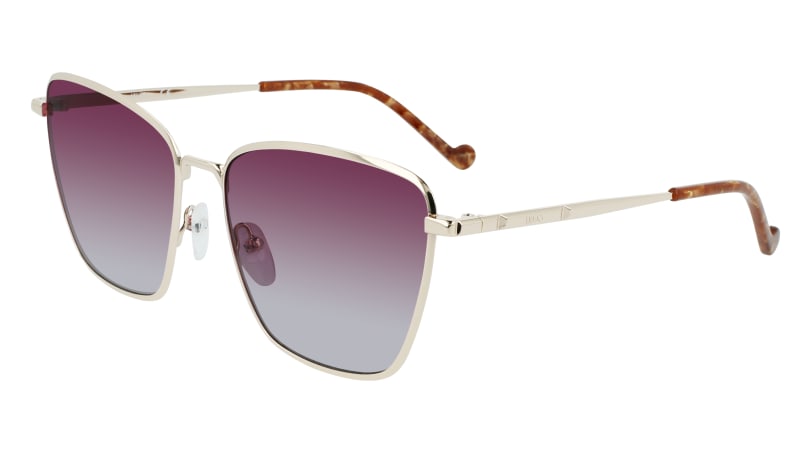 8050885243681 - Damen LJ145S 717 Sonnenbrillen Metall Gold Violett Quadratisch Schattiert 8050885243681 - Damen LJ145S 717 Sonnenbrillen Metall Gold Violett Quadratisch Schattiert