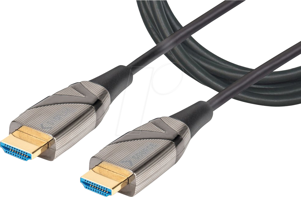 8051128103991 - TECHly - Highspeed - HDMI-Kabel mit Ethernet - HDMI männlich zu HDMI männlich - 30 m - Glasfaser