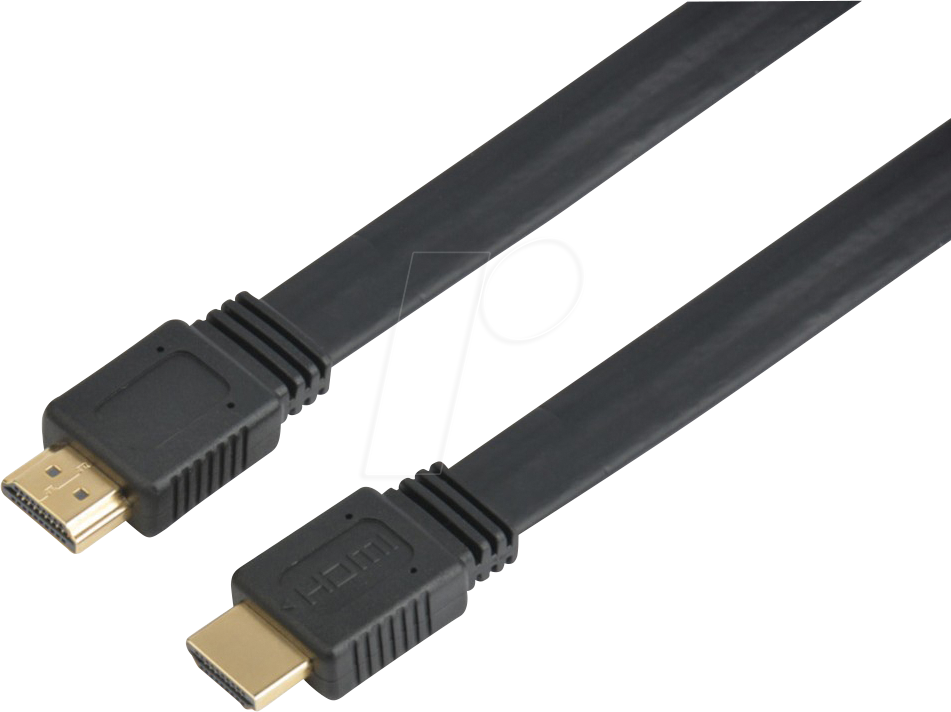 8051128106282 - ICOC-HDMI2FE20TY - High Speed HDMI Flachkabel mit Ethernet 2 m