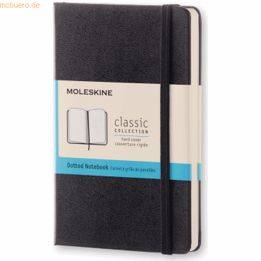 8051272895285 - Notizbuch Pocket A6 Punktraster Hardcover 96 Blatt schwarz