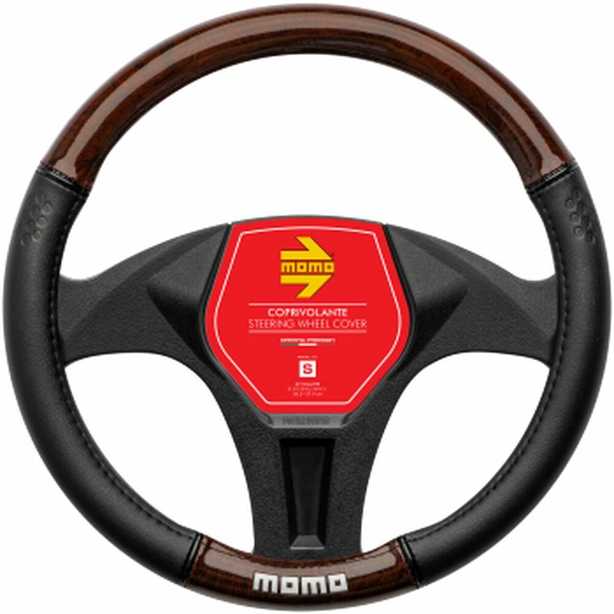 8051380001301 - Lenkradabdeckung MOMLSWC0LXWDM Braun Ø 365 - 39 cm 8051380001301 - Lenkradabdeckung MOMLSWC0LXWDM Braun Ø 365 - 39 cm