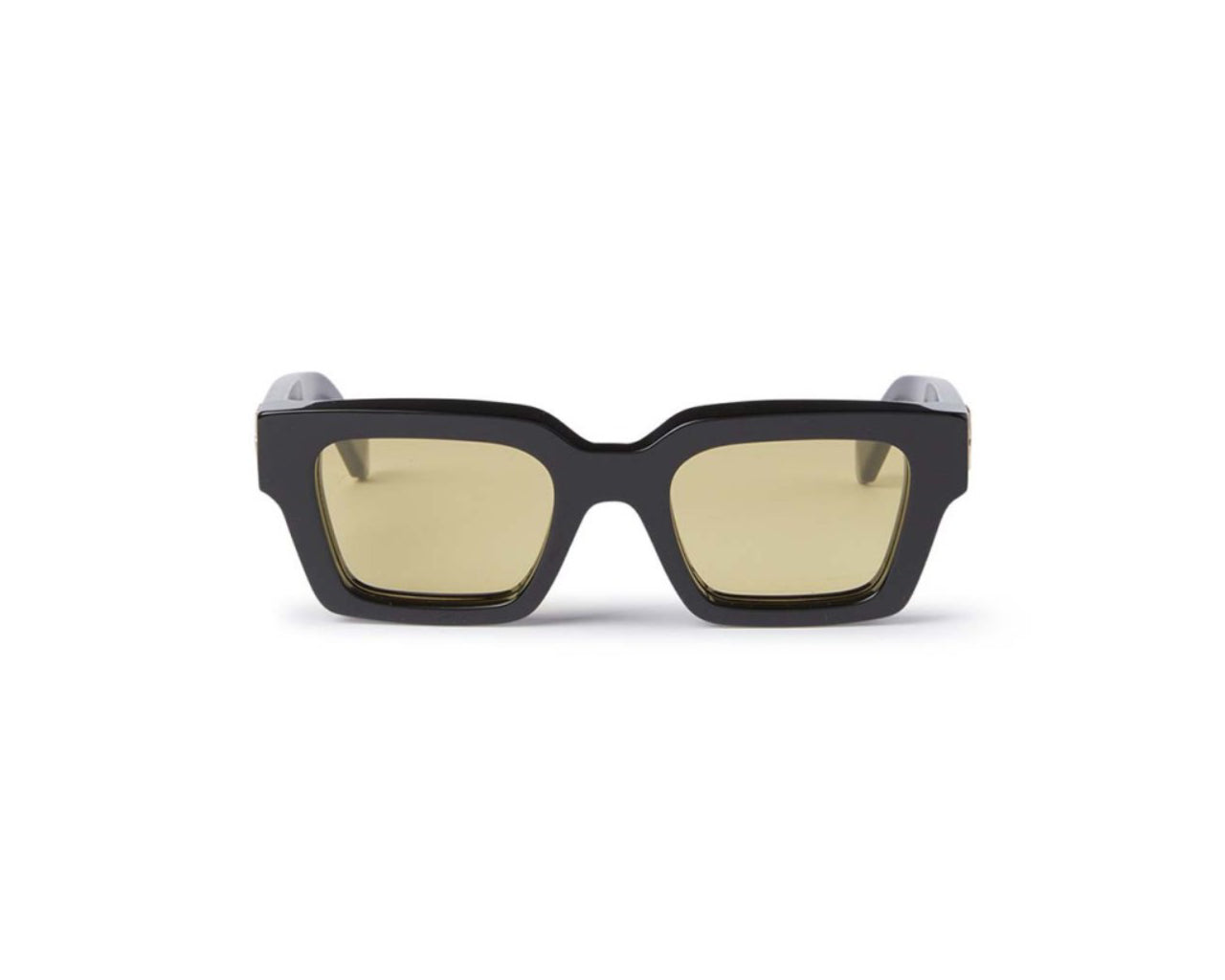 8051594856100 - Unisex OERI126 Virigil L 1018 black Gläser SONNENBRILLEN Acetat Schwarz Gelb Quadratisch Normal