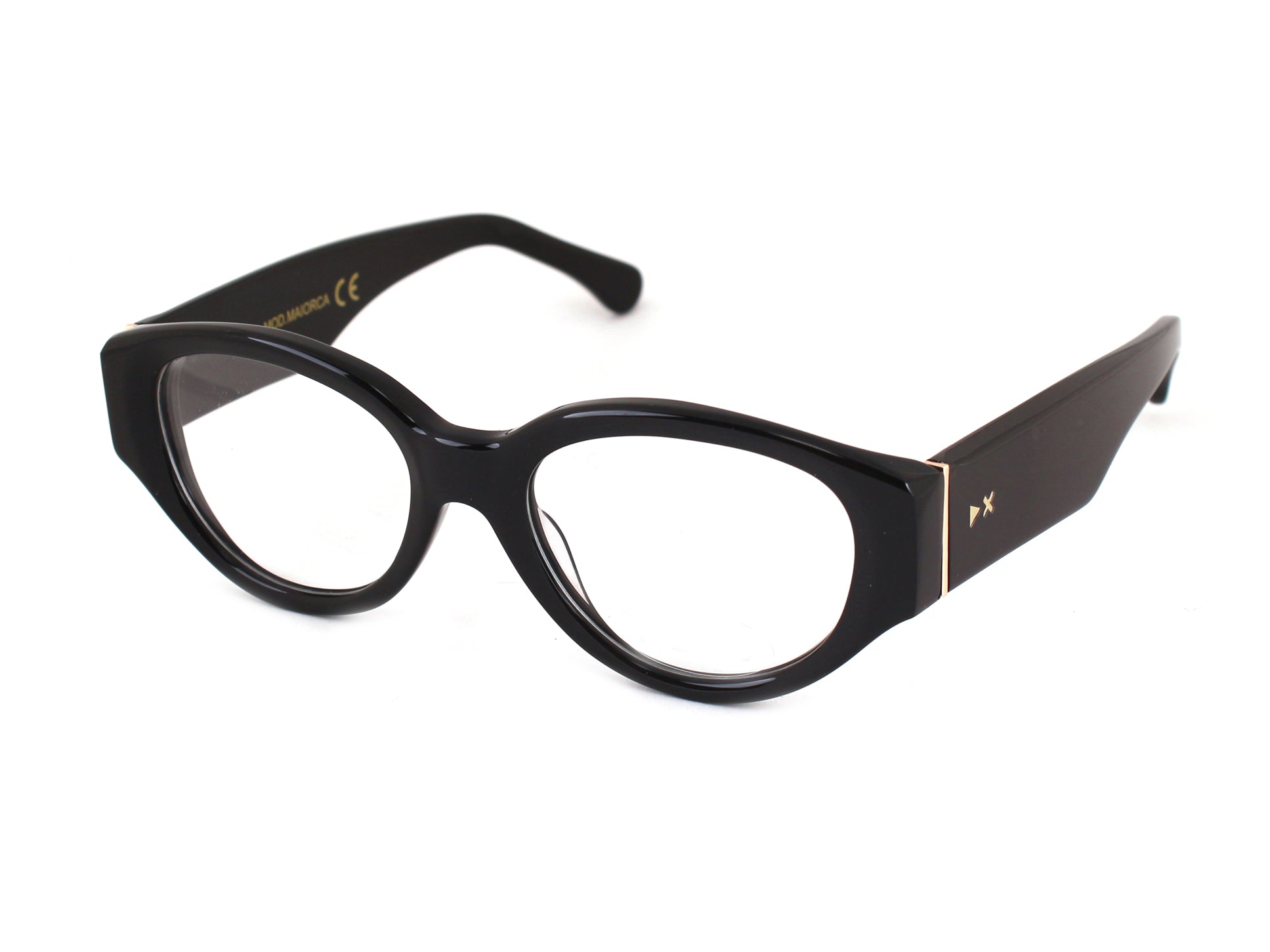 8051706532779 - XLAB Unisex MAIORCA Rahmen von BRILLEN Acetat Schwarz  Rund Blendfrei