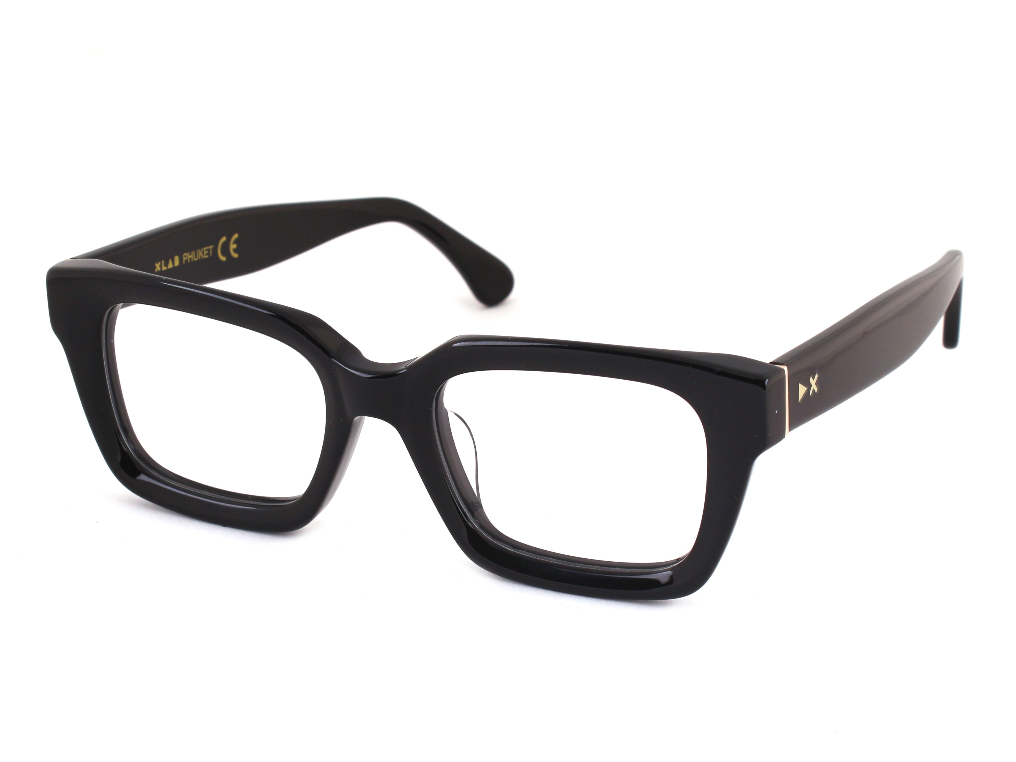 8051706533745 - XLAB Unisex PHUKET Rahmen von BRILLEN Acetat Schwarz  Quadratisch Blendfrei