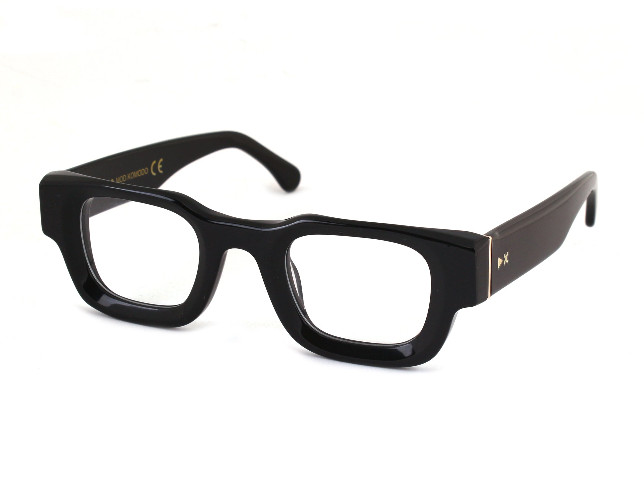 8051706535480 - XLAB Unisex KOMODO Rahmen von BRILLEN Acetat Schwarz Rauch Quadratisch Photochromatisch