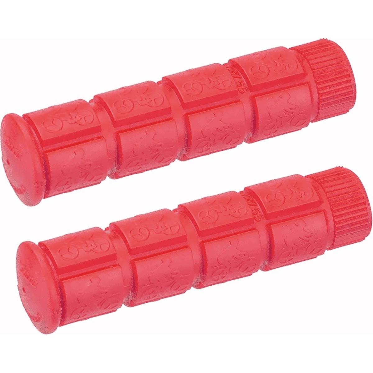 8051772121204 - V-Grip Griffe Rot 120mm aus Gummi für Single Speed