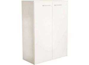 8051811465351 - Defibrico - Innenschrank mit 2 Türen in bilaminierter weißer klassischer Linie - White - White