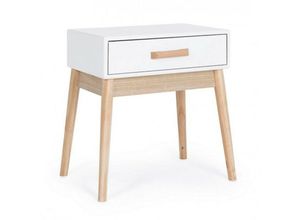 8051836306172 - Yes Everyday - ordinary weißer Schrank 1 Schublade 48h cm