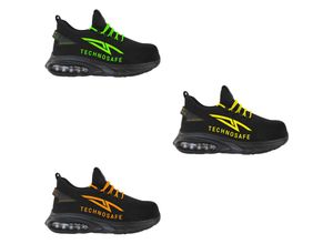 8051884688213 - Technosafe Neon Dark Mode S1PL SR ESD-Sicherheitsschuhe - 44 EU - Orange