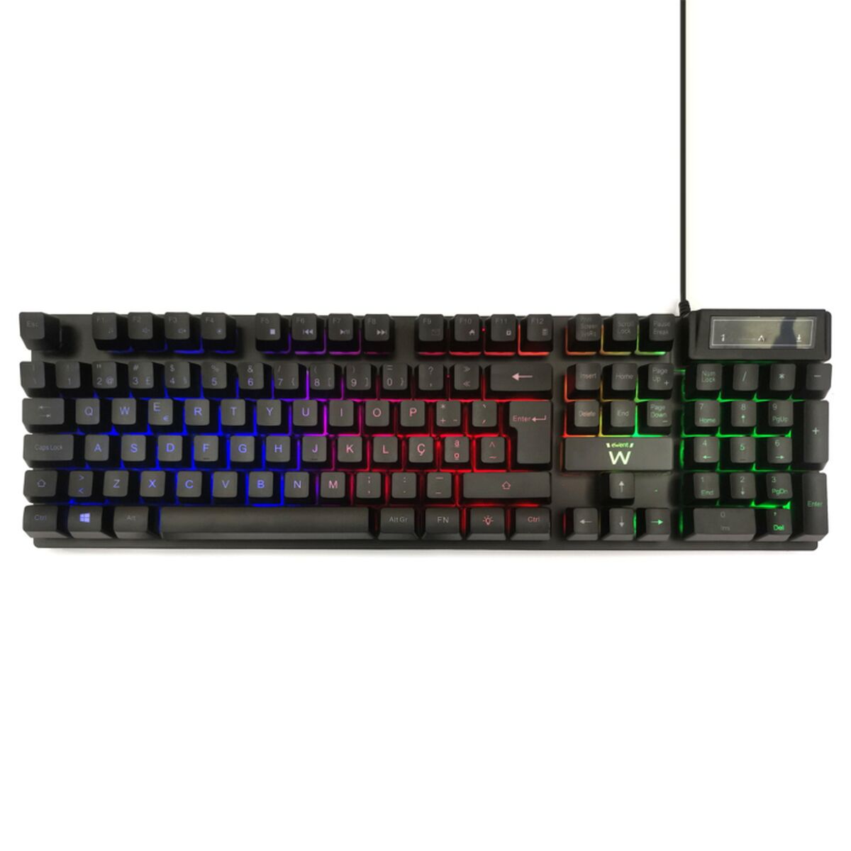 8052101430400 - Tastatur PL3319 Schwarz Qwerty Spanisch 8052101430400 - Tastatur PL3319 Schwarz Qwerty Spanisch