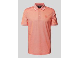 8052104740971 - Regular Fit Poloshirt mit Label-Detail