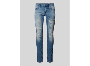 8052136528301 - Tapered Fit Jeans im Destroyed-Look