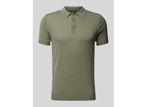 8052136542840 - Slim Fit Poloshirt im unifarbenen Design