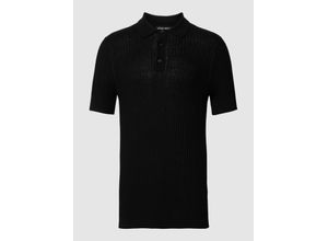 8052136543069 - Poloshirt mit Strukturmuster