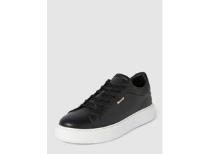 8052136570843 - Ledersneaker mit Label-Detail Modell ARTEM IN TUMBLED LEATHER