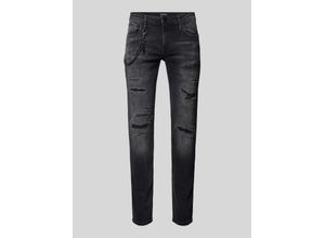 8052136648634 - Tapered Fit Jeans im Destroyed-Look