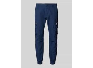 8052136736904 - Slim Fit Cargohose mit Teilungsnähten