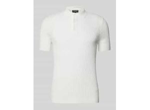 8052136796137 - Slim Fit Poloshirt mit Strukturmuster