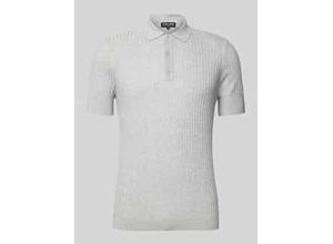 8052136796168 - Slim Fit Poloshirt aus Viskose-Mix mit Leinen Anteil