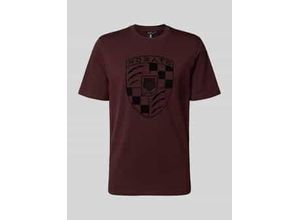 8052136952366 - T-Shirt mit Label-Print