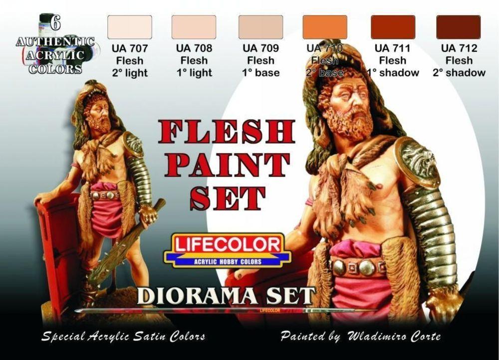 8052478350134 - Flesh paint set