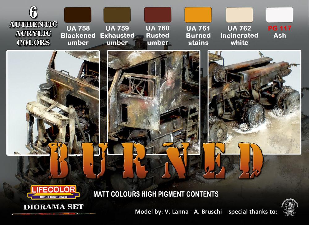 8052478350295 - Burned Matt Colours high pigment content