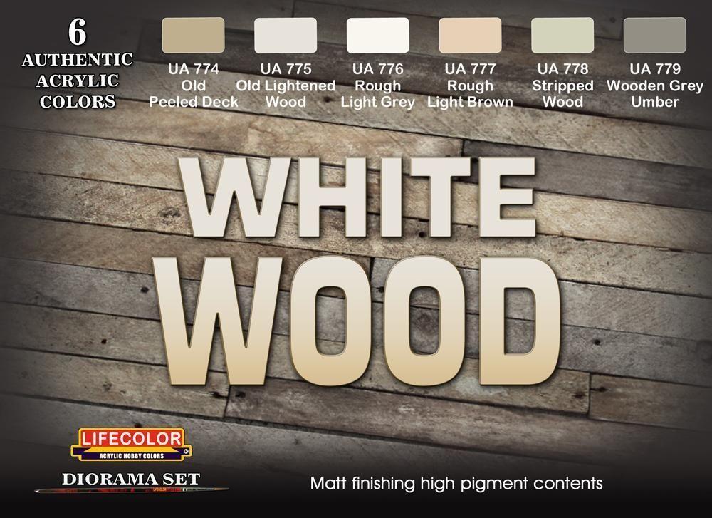 8052478350387 - Lifecolor CS38 - White Wood