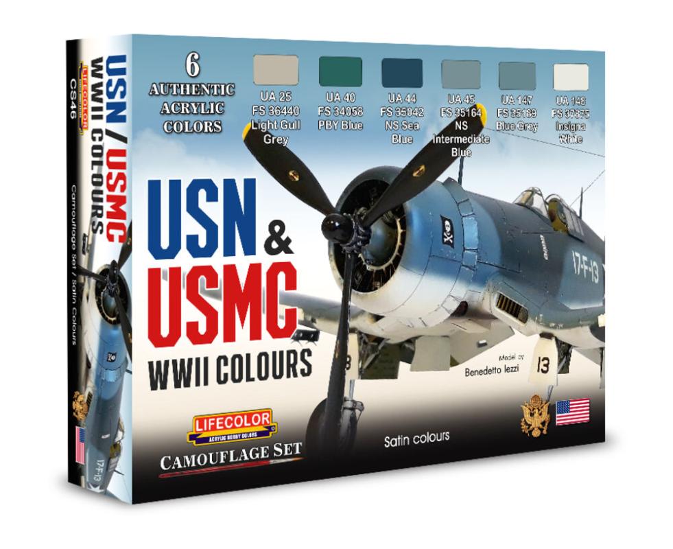 8052478350462 - USN & USMC WWII Colors [6 x 22 ml]