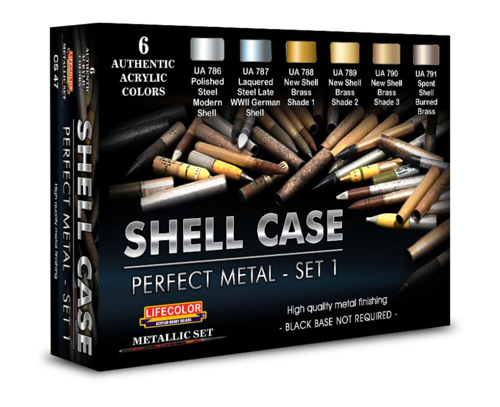 8052478350479 - Shell Case - Perfect Metals - Set Nr 1 [6 x 22 ml]