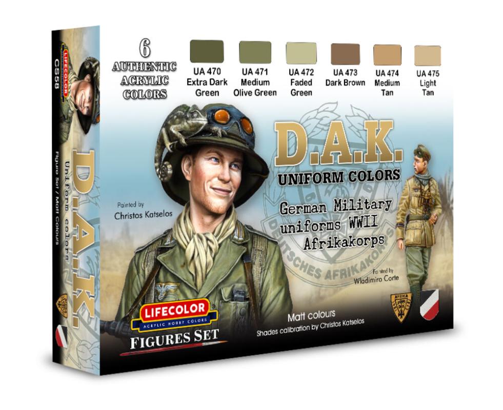 8052478350585 - DAK Uniform Colors [6 x 22 ml]