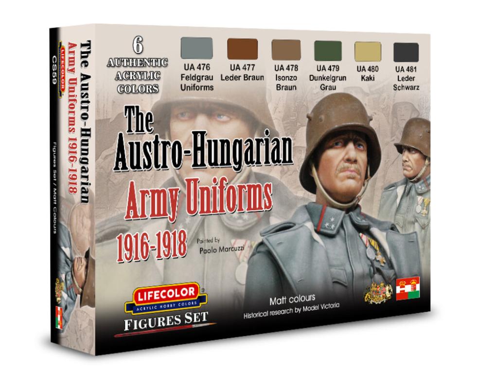 8052478350592 - The Austro-Hungarian Army Uniforms 1916-1918 [6 x 22 ml]