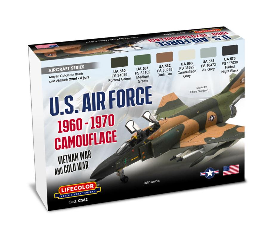 8052478350622 - US Air Force 1960-1970 Camouflage [6 x 22 ml]