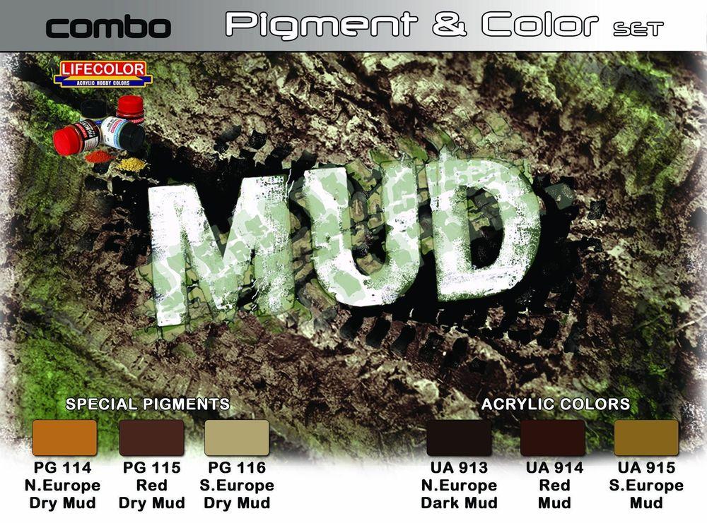 8052478351056 - Lifecolor SPG05 - SET COMBO effects of MUD 8052478351056 - Lifecolor SPG05 - SET COMBO effects of MUD