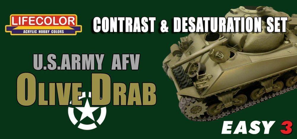 8052478352039 - US Army AFV Oliv Drab Contr&Desaturat