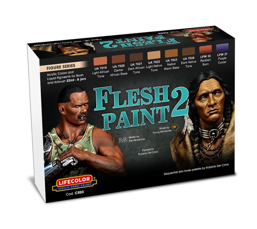 8052478353036 - Flesh Paint Set 2 [8 x 22 ml]