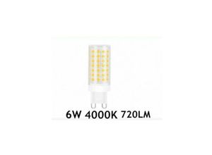 8052575731737 - Trade Shop Traesio - led glühbirne G9 6 watt 720LM warmes licht 3000K natürlich 4000K kalt 6500K Naturweiß - Naturweiß