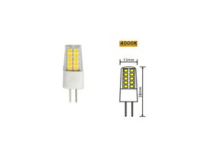 8052575732338 - Trade Shop Traesio - G4 led smd birne 25 watt 12V kaltes licht 6500K warmes licht 3000K natürliches licht 4000K Naturweiß - Naturweiß