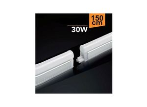 8052575735728 - Trade Shop Traesio - unterbau led neon deckenleuchte matt verschiedene lichttöne 30 watt 150 cm Kühles Weiß - Kühles Weiß