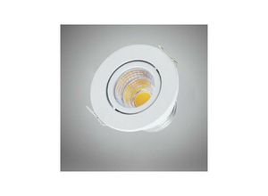 8052575737852 - Trade Shop Traesio - spotlight 1 led cob einbau 3 watt 270LM einstellbares natürliches warm-kalt-licht Weiß Naturweiß - Naturweiß