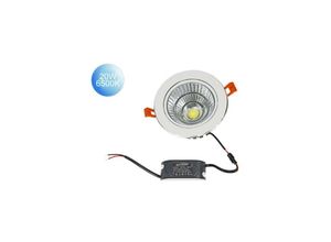 8052575738163 - Trade Shop Traesio - 20 w cob-led-einbaustrahler natürliches warmes kaltes licht P-120 Kühles Weiß - Kühles Weiß