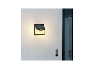 8052575741194 - Trade Shop Traesio - led-wandstrahler mit solarpanel kaltlicht 6500K IP65 SO-A3