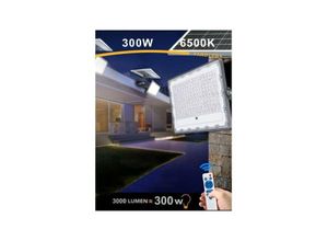 8052575741262 - Trade Shop Traesio - led-leuchtturm 300 watt twilight solarenergiepanel fernbedienung IP65 SL-300W