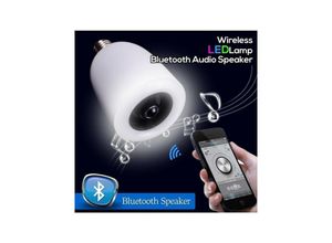 8052575748674 - Trade Shop Traesio - E27 led-glühlampe mit bluetooth-lautsprecher und fernbedienung